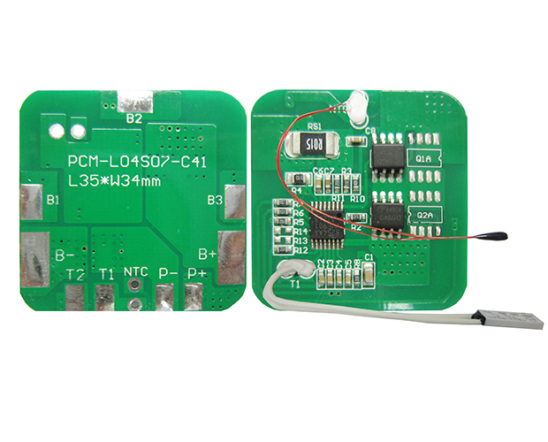 PCM-L04S07-C41 Smart BMS PCM for Li-Ion/Li-Po/LiFePO4 Battery with NTC/Temperature Switch